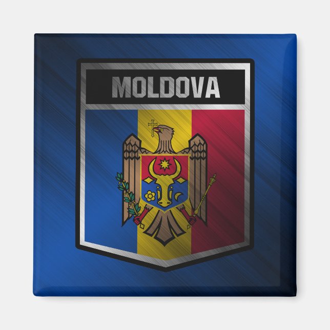 Moldavien Magnet (Framsidan)