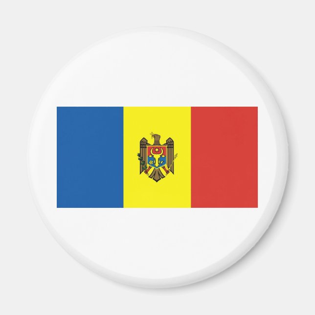 Moldavien Magnet (Framsidan)