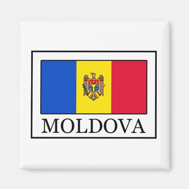 Moldavien Magnet (Framsidan)