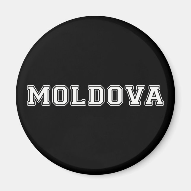 Moldavien Magnet (Framsidan)