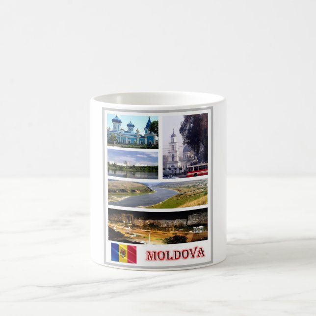 Moldavien - Mosaic - Kaffemugg (Center)