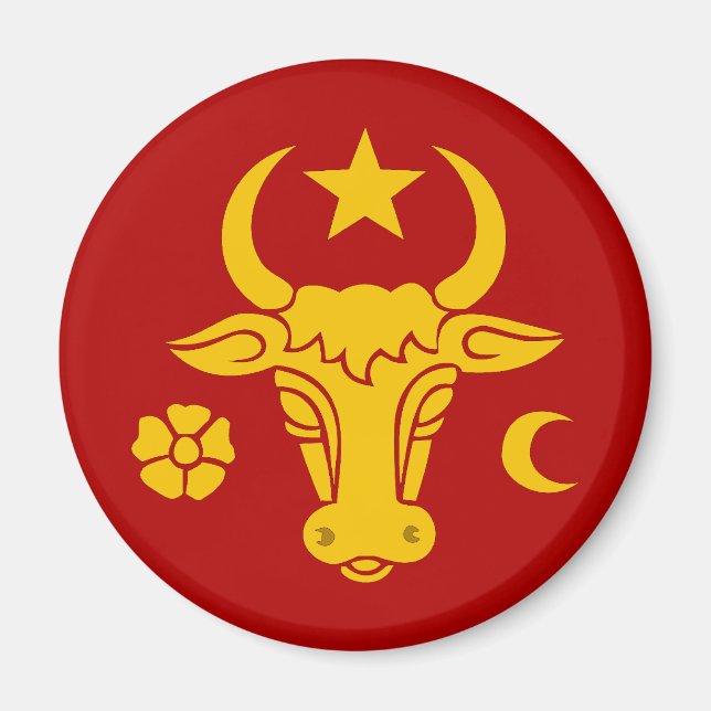 Moldavien, Rumänien Magnet (Framsidan)