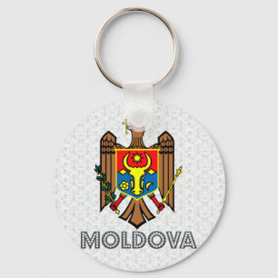 Moldavien vapensköld nyckelring