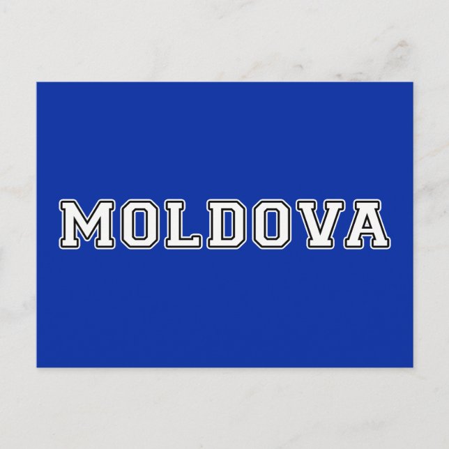 Moldavien Vykort (Framsida)