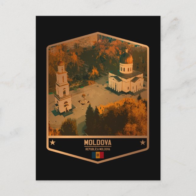 Moldavien Vykort (Framsida)