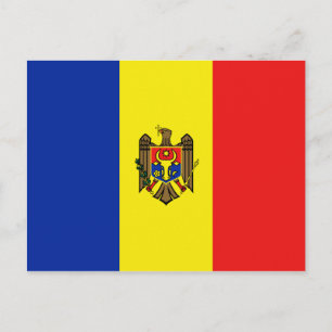 Moldavien-vykort för Flagga Vykort