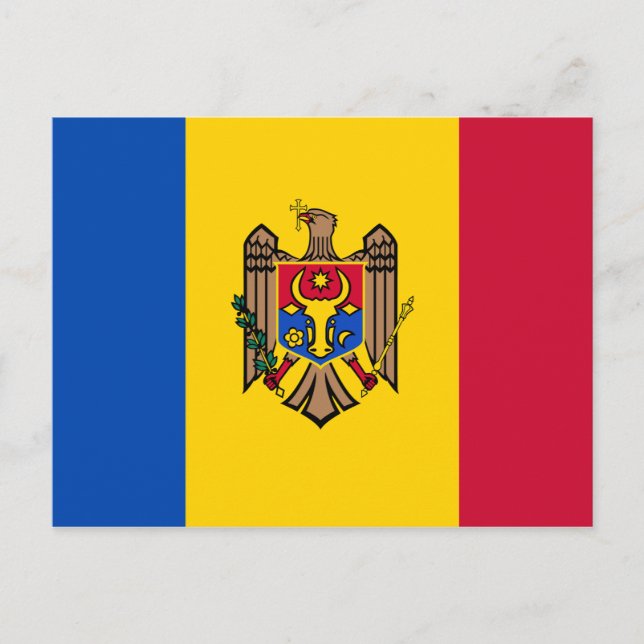 Moldavien-vykort för Flagga Vykort (Framsida)