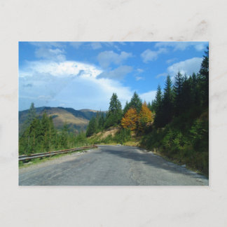 Moldaviens berg på hösten vykort