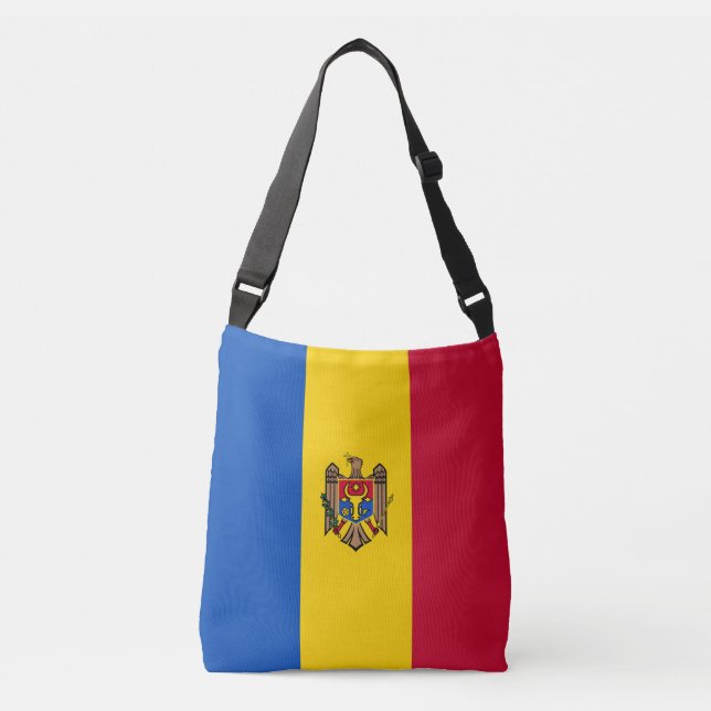 Moldaviens flagga axelväska (Framsida)