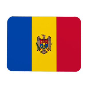 Moldaviens flagga magnet