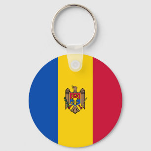 Moldaviens flagga nyckelring