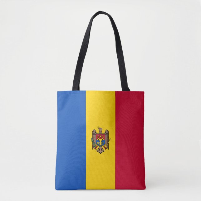 Moldaviens flagga tygkasse (Framsida)