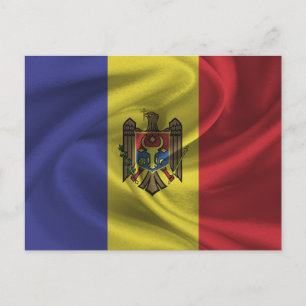 Moldaviens flagga vykort