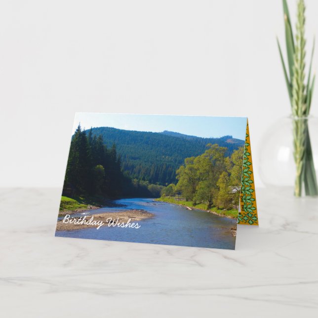 Moldavisk magi, flod i bergen kort (Framsida)