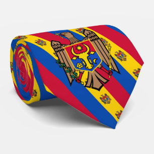 Moldaviska Flagga & Jacka av Arm, Flagga i Moldavi Slips