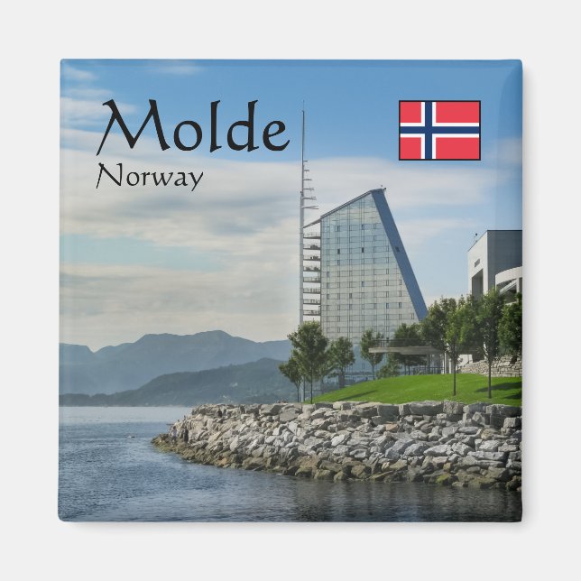 Molde Norge Souvenir Magnet (Framsidan)