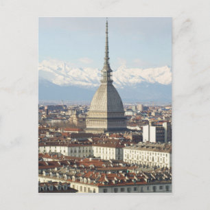 Mole Antonelliana i Turin-Italien från hönan Vykort