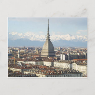 Mole Antonelliana i Turin-Italien från hönan Vykort