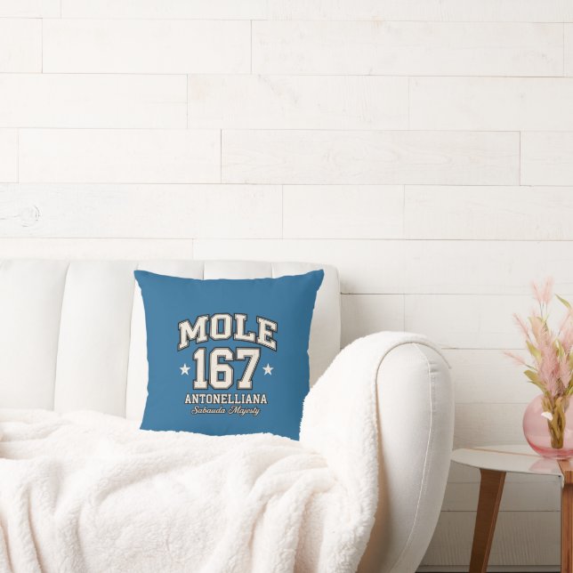 Mole Antonelliana - Sabauda Majesty Vintage Varsit Kudde (Soffa)
