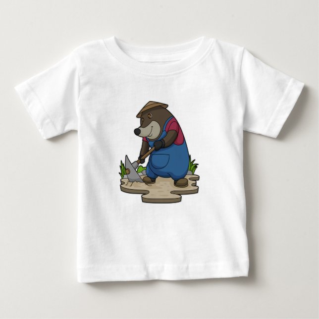 Mole as Farmer T Shirt (Framsida)