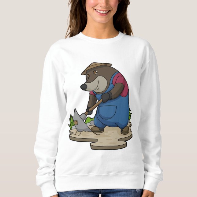 Mole as Farmer T Shirt (Framsida)