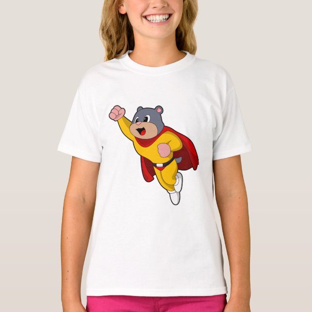 Mole as Hero T Shirt (Framsida)