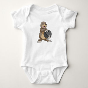 Mole at Bowling med Bowling ball T Shirt