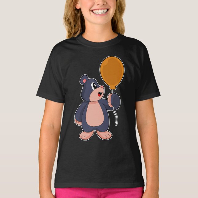 Mole Balloon T Shirt (Framsida)