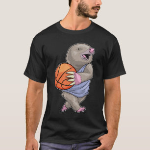 Mole Basketball-spelare Basketball T Shirt