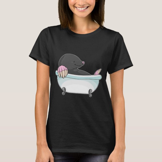 Mole Bathtub T Shirt (Framsida)