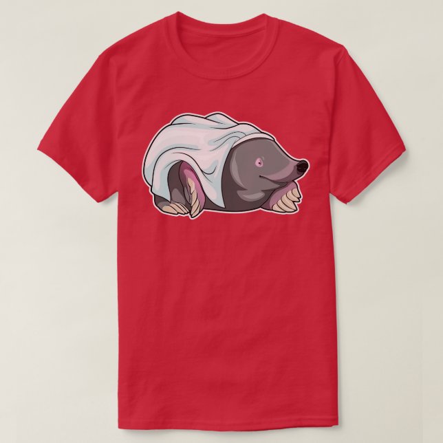 Mole Bride Bröllop T Shirt (Design framsida)