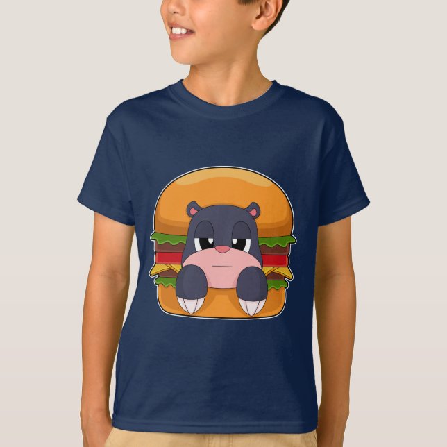 Mole Cheeseburger T Shirt (Framsida)