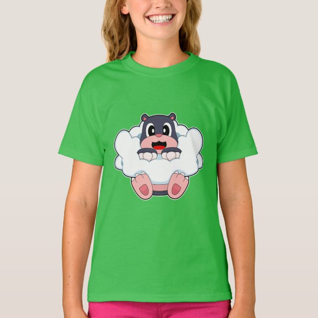 Mole Clouds T Shirt (Framsida)