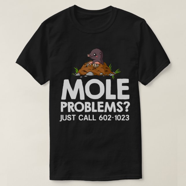 Mole Day Chemistry Gift Hunter Chemist T Shirt (Design framsida)