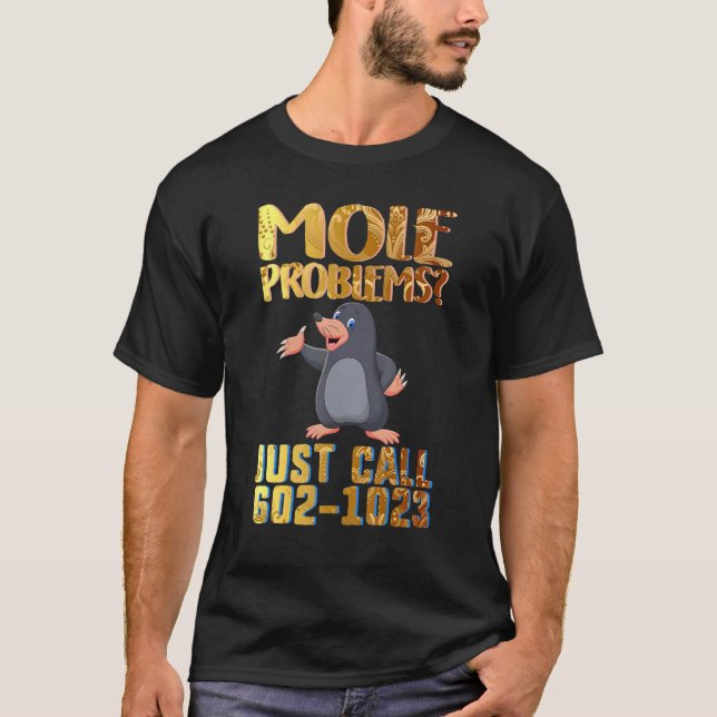 Mole Day Mighty Mole Hunter Cute Professionell Hun T Shirt (Framsida)
