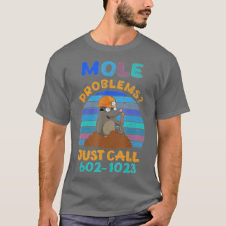 Mole Day Mole Problems Ring bara Avogadros nummer T Shirt