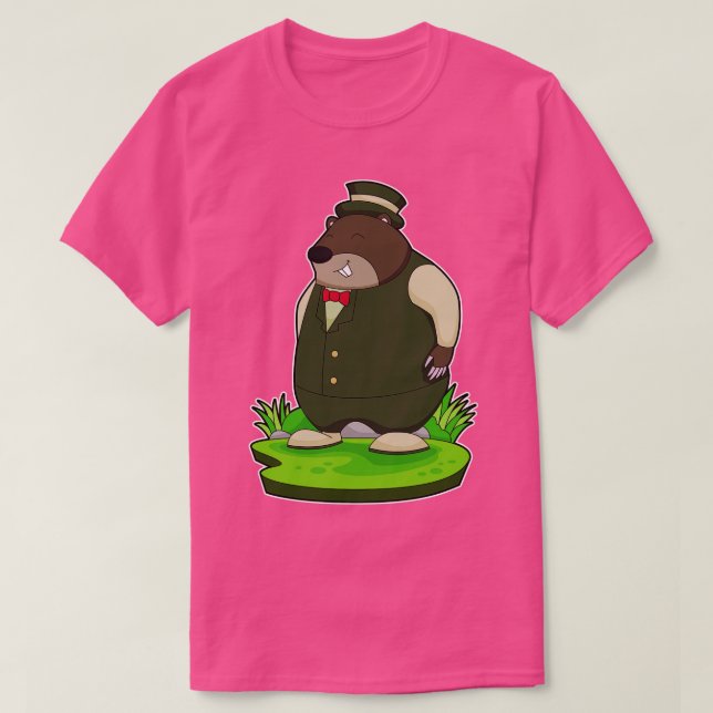 Mole Groom Jacka Bröllop T Shirt (Design framsida)