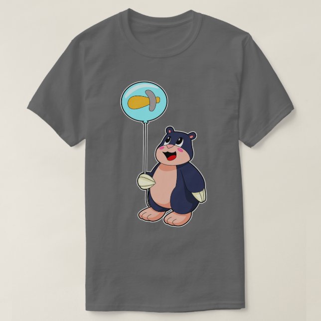 Mole Hammer Balloon T Shirt (Design framsida)