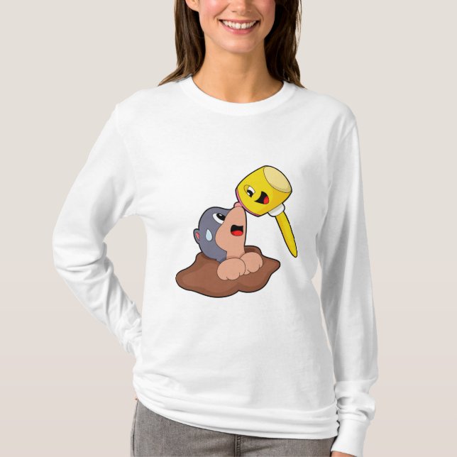 Mole Hammer T Shirt (Framsida)