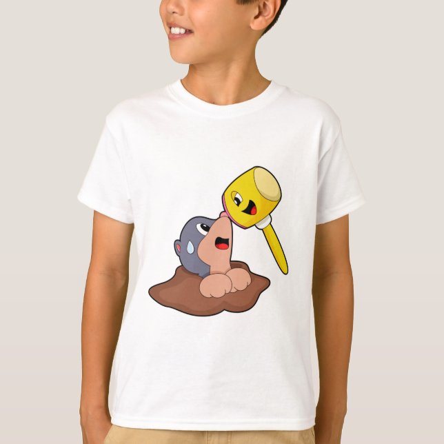 Mole Hammer T Shirt (Framsida)