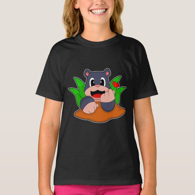 Mole Heart T Shirt (Framsida)
