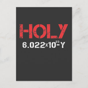 Mole Kolförening Holy Moley Avogadro Vetenskap Vykort
