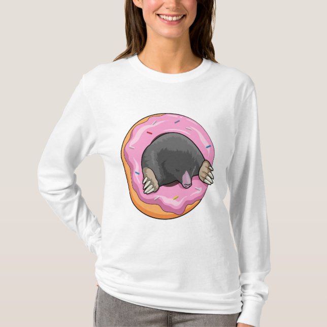 Mole med Donut T Shirt (Framsida)