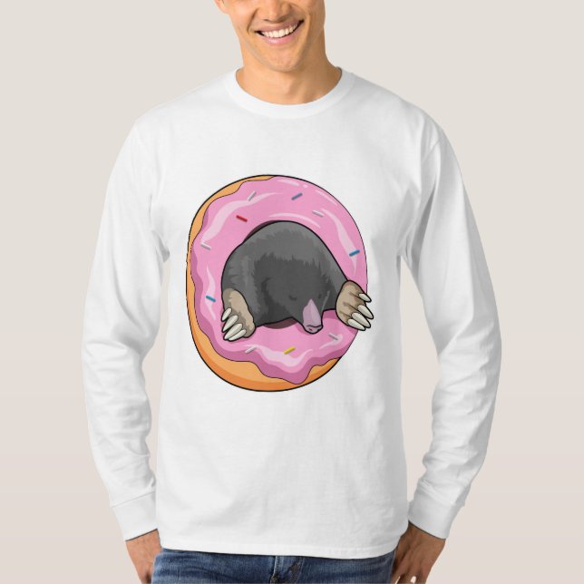 Mole med Donut T Shirt (Framsida)