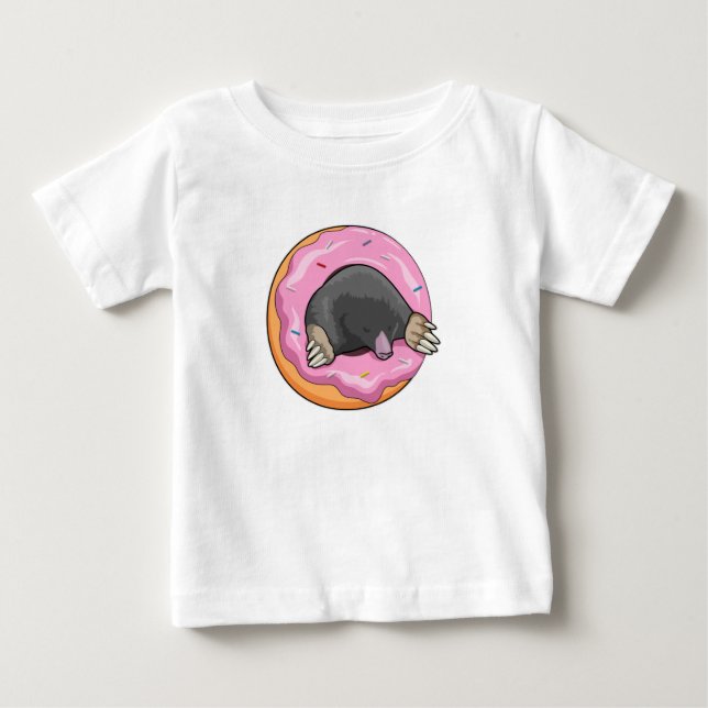 Mole med Donut T Shirt (Framsida)
