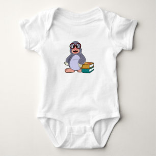 Mole med glasögon och Bokar T Shirt