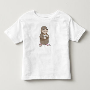 Mole med kaffe Kopp T Shirt