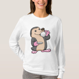 Mole med Kopp i kaffe och aucer T Shirt