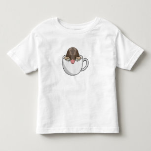 Mole med Kopp i kaffe T Shirt