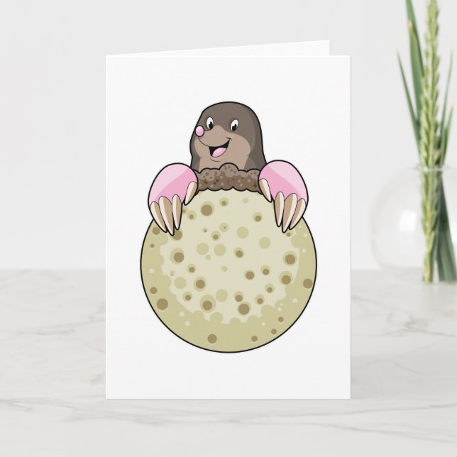 Mole med Måne Kort (Framsida)